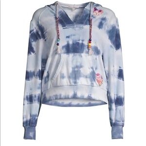 LOVESHACKFANCY KIBY TIE DYE HOODIE XS!